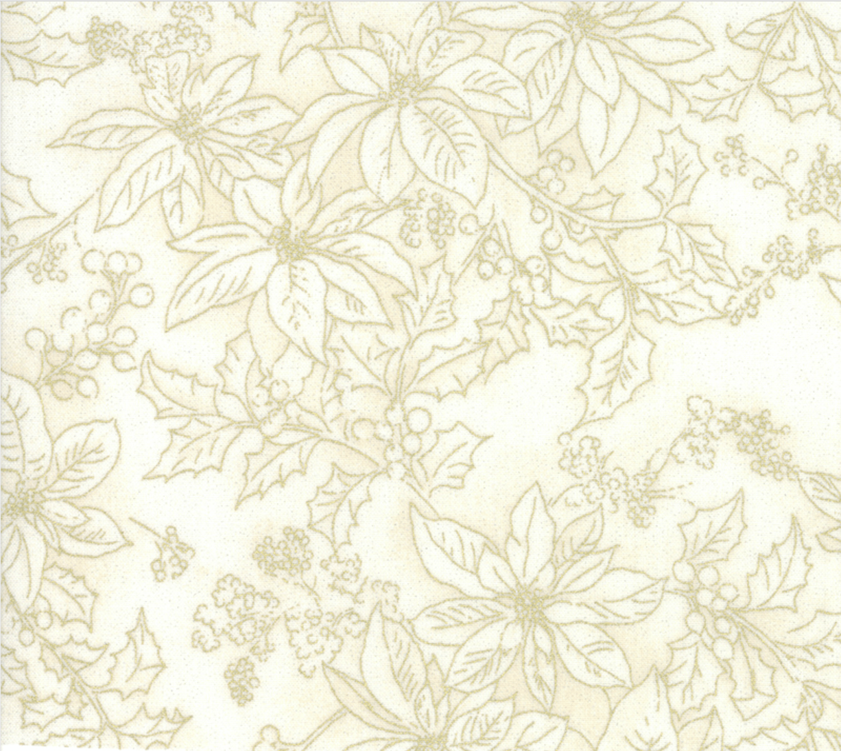 Forest Frost Glitter Snow - Poinsettias by Moda Fabrics | Royal Motif FabricsForest Frost Glitter Snow - Poinsettias by Moda Fabrics | Royal Motif Fabrics