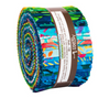 Artisan Batiks Totally Tropical Roll Up/Jelly Roll by Robert Kaufman | RU-909-40