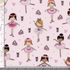 Sparkle and Shine - Glitter Ballerinas Fabric by Timeless Treasures 