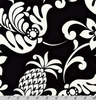 Island Paradise Tropical Florals Black by Robert Kaufman | SB-4144D1-5 BLACK