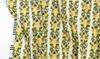 Primavera Pineapple Stripe Cream Metallic Fabric by Cotton + Steel