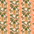 Primavera Pineapple Stripe Peach Metallic Fabric by Cotton + Steel