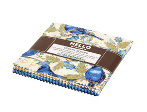 Winter's Grandeur 8 - Blue Colorstory Charm Squares by Robert Kaufman CHS-885-42