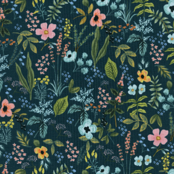 Cotton + Steel Amalfi Herb Garden Navy AB8044-002 - Cotton Fabrics