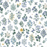 Strawberry Fields - Hawthorne Periwinkle Fabric by Cotton + Steel | RP401-PE3