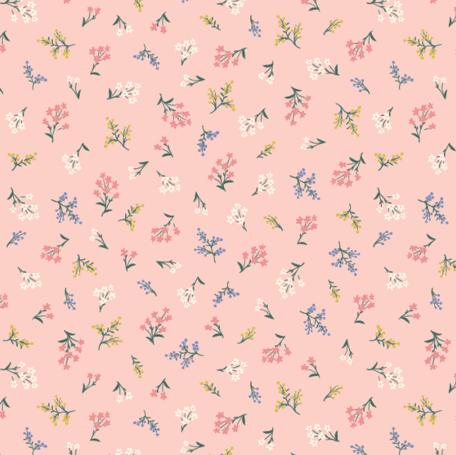 Strawberry Fields - Petite Fleurs Blush Fabric by Cotton + Steel | RP403-BL3