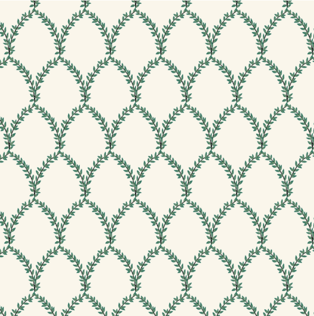 Strawberry Fields - Laurel Green and Cream Fabric by Cotton + Steel | RP404-GC3