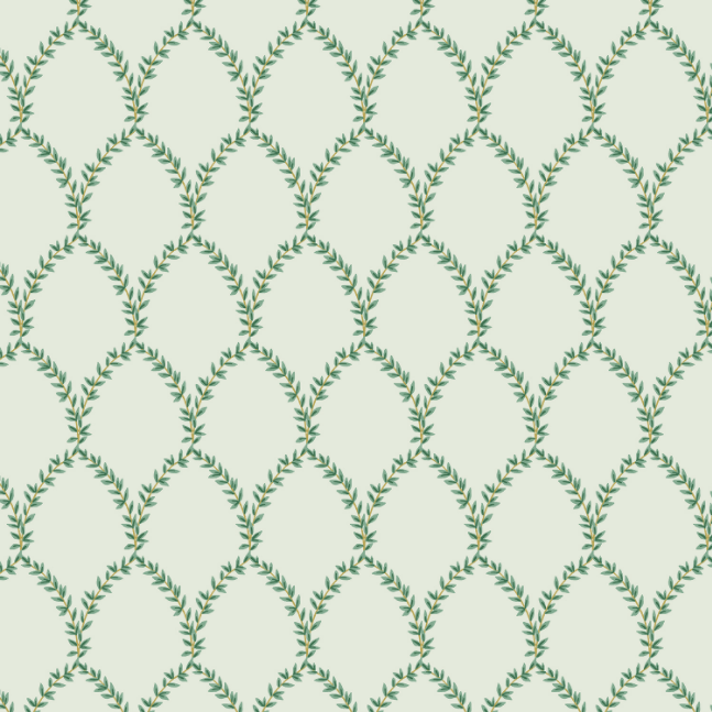 Strawberry Fields - Laurel Mint Fabric by Cotton + Steel | RP404-MI2