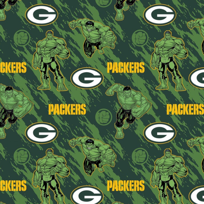 Licensed NFL/Marvel Hulk (National Football League) | Green Bay Packers