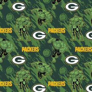 Licensed NFL/Marvel Hulk (National Football League) | Green Bay Packers