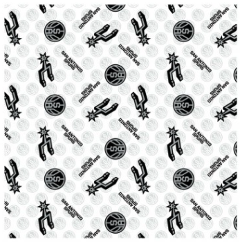 Licensed NBA (National Basketball Assoc.) San Antonio Spurs by Camelot Fabrics