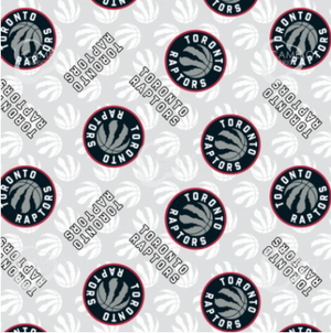 Licensed NBA (National Basketball Assoc.) Toronto Raptors by Camelot Fabrics