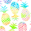 Tropical Breeze - Pineapple Paradise White by Kanvas Studio for Benartex 9715-09