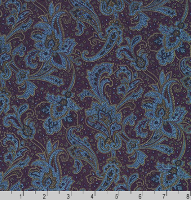 Paisley Prints Purple by Robert Kaufman | SB-4215D1-3 | Royal Motif Fabrics