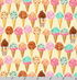 Sweet Tooth - Ice cream Cones Vanilla by Robert Kaufman | AMKD-19829-85 VANILLA