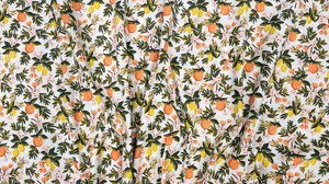 Fat Quarter - Primavera - Citrus Floral Cream