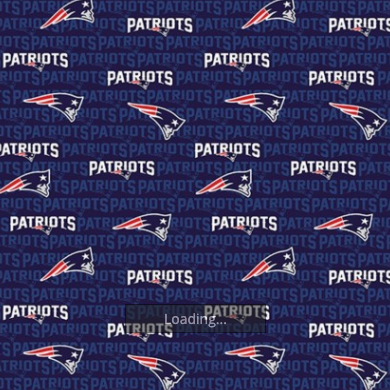 NFL New England Patriots Blue Fabric