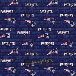 NFL New England Patriots Blue Fabric