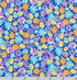 Flowerhouse - Packed Wildflowers Blue - Kaufman