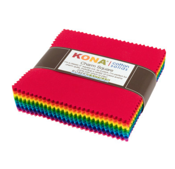 Kona Bright Colorstory Charm Pack 85 pieces