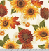 Autumn Bouquet Sunflower | AHYM-19855-125 | Royal Motif Fabrics