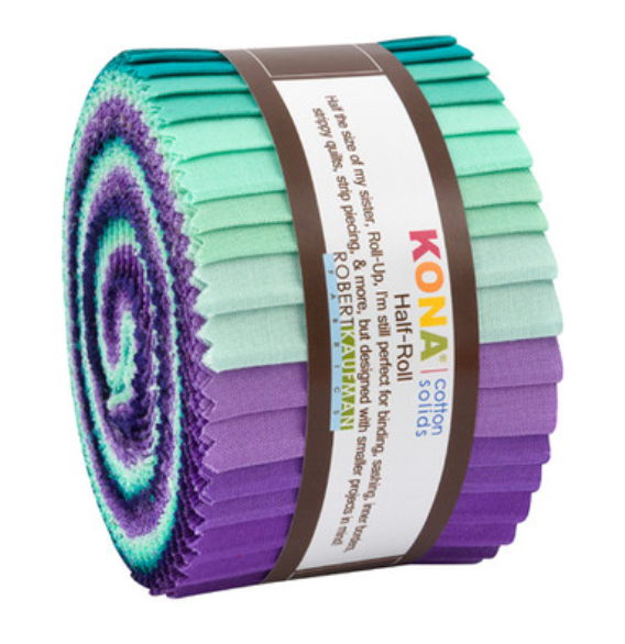 Kaufman Kona Cotton - Aurora Palette Half Roll