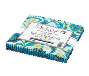 Kaufman Persis Blue Colorstory Charm Pack