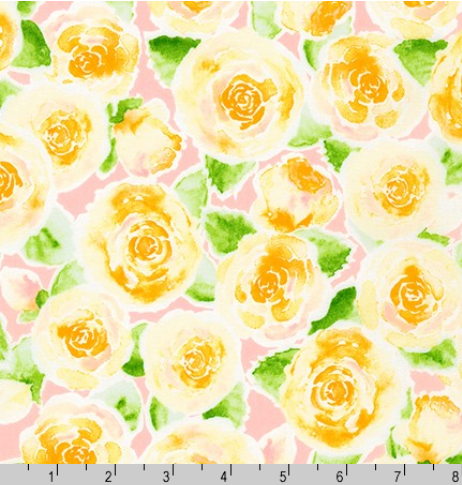 Wishwell Rose Lemonade Honeysuckle by Kaufman