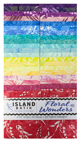 Island Batik - Floral Wonders Batik Strip Pack