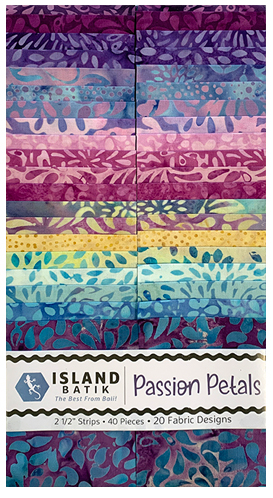 Island Batik - Passion Petals Batik Strip Pack