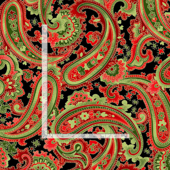 Gilded Rose - Gilded Rose Paisley Fabric