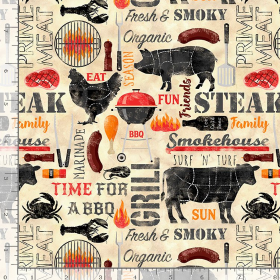 King Of The Grill - Main BBQ Steak Print