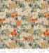 Meadow Flax Multi Unbleached Canvas Metallic