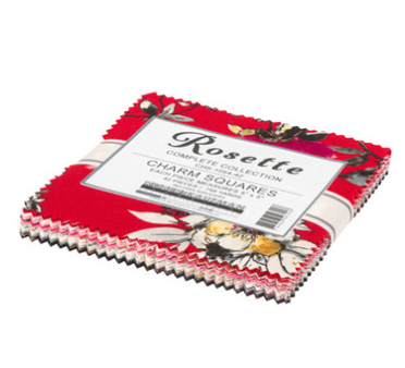 Robert Kaufman - Rosette Charm Squares