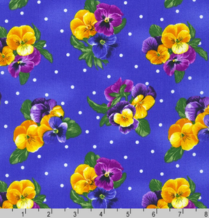 Flowerhouse - Brightly So - Pansy Blue