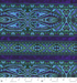 Casablanca Border Blue fabric - RJR