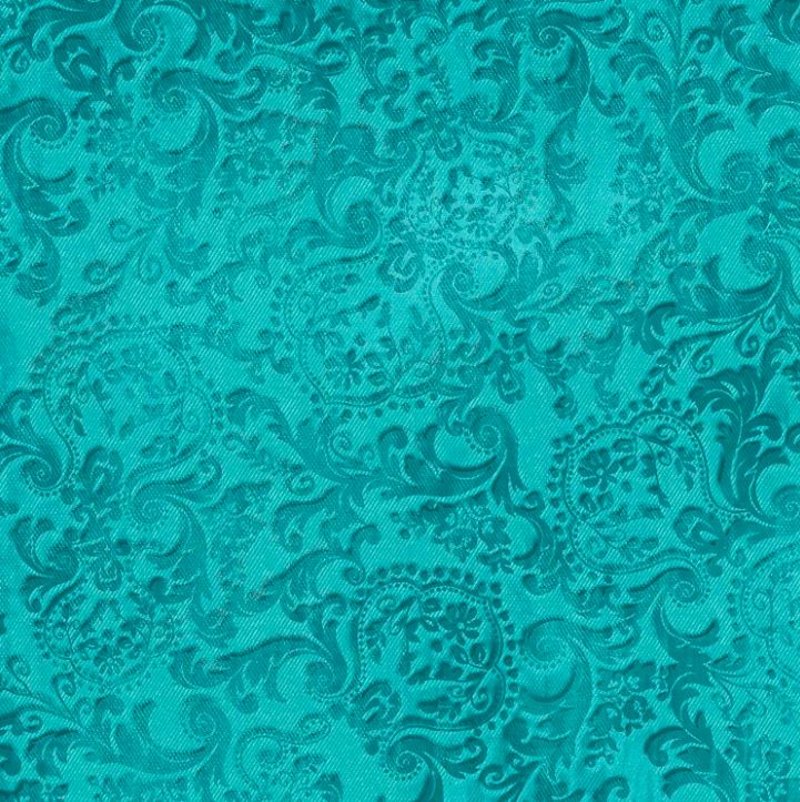 Maison - Embossed Scroll Teal by Jinny Beyer