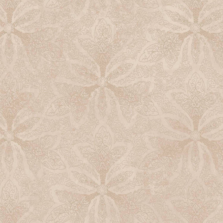 Maison - Fleur Beige Fabric by Jinny Beyer