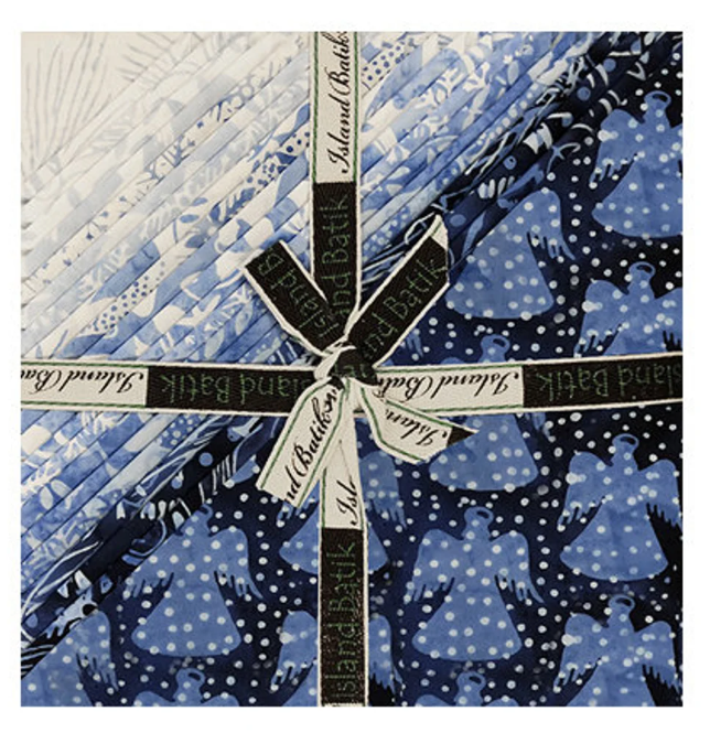 Winter Sky Batik Layer Cake - Island Batik