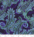 Casablanca - Paisley Blue Yardage