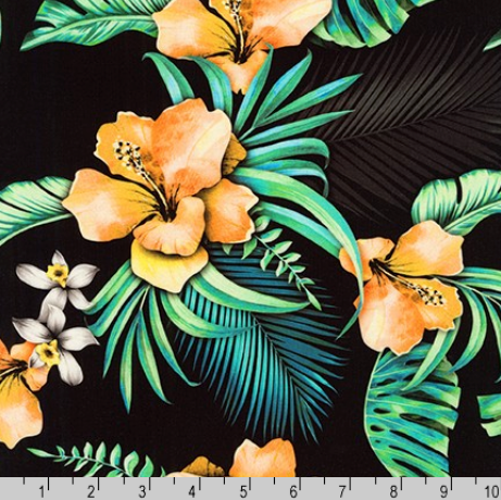 Robert Kaufman - Makaha Nights Rayon Poplin