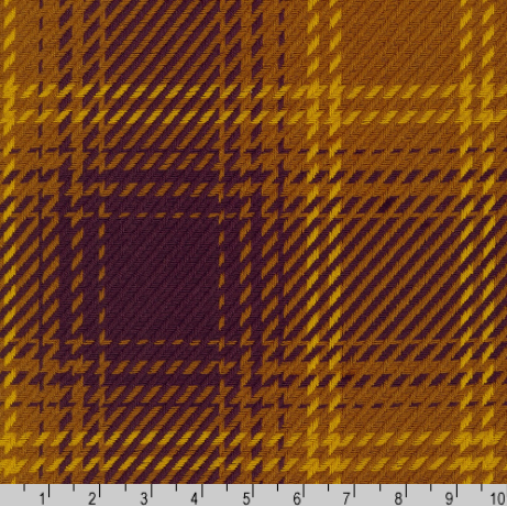 Robert Kaufman - Loomcraft Plaid - Chestnut