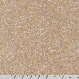 Paisley Prints - Natural by Robert Kaufman