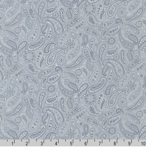 Paisley Prints - Grey by Robert Kaufman