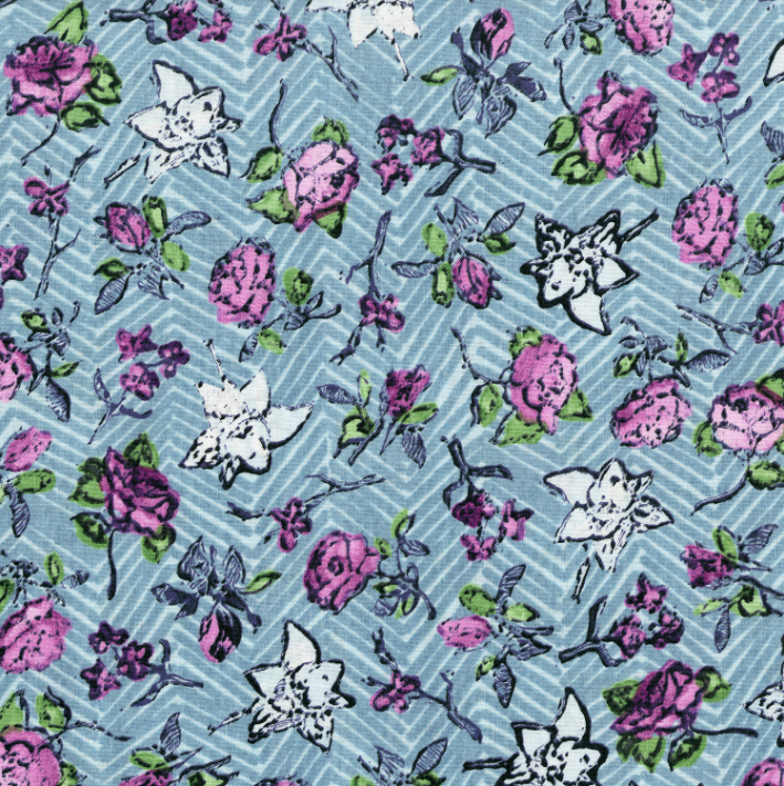 RJR - Florabunda! - Polyantha Bluetta Fabric