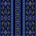 Floral Fantasy - Border Cobalt by Jinny Beyer