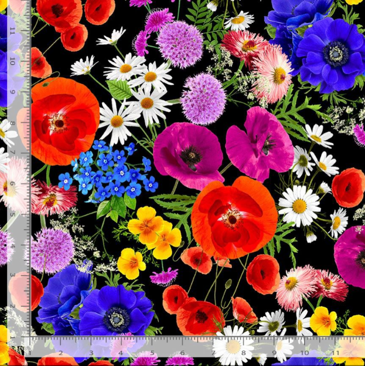 Floral Forest - Large Colorful Bright Florals