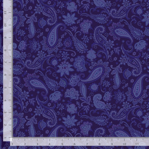 Pansy Paradise - Pansy Paisley Fabric