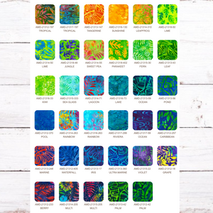 Artisan Batiks Totally Tropical 2022 Charm Pack