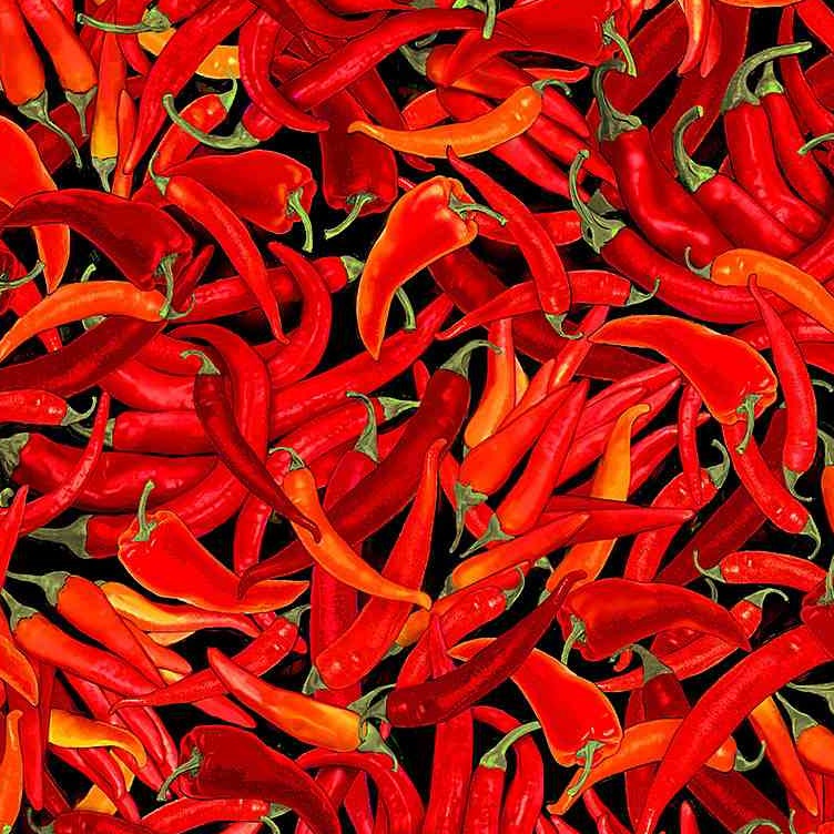 Southwest Sunset - Hot Chili Pepper - Timeless Treasures